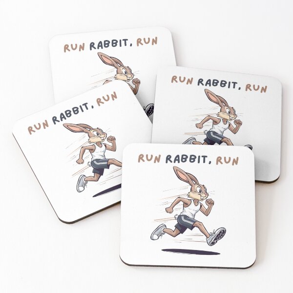 Item preview, Run Rabbit Run - Funny Fitness Bunny Cardio Workout designed and sold by TobiasLogic.
