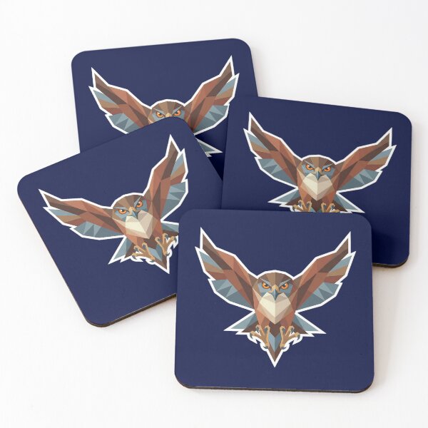 Item preview, Geometric Cooper's Hawk Emblem designed and sold by Orca Chuckle Studios.