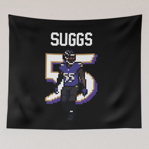 Item preview, Terrell Suggs 8-Bit Pixel Art – Ravens Sack Leader designed and sold by TheArtOfCar.