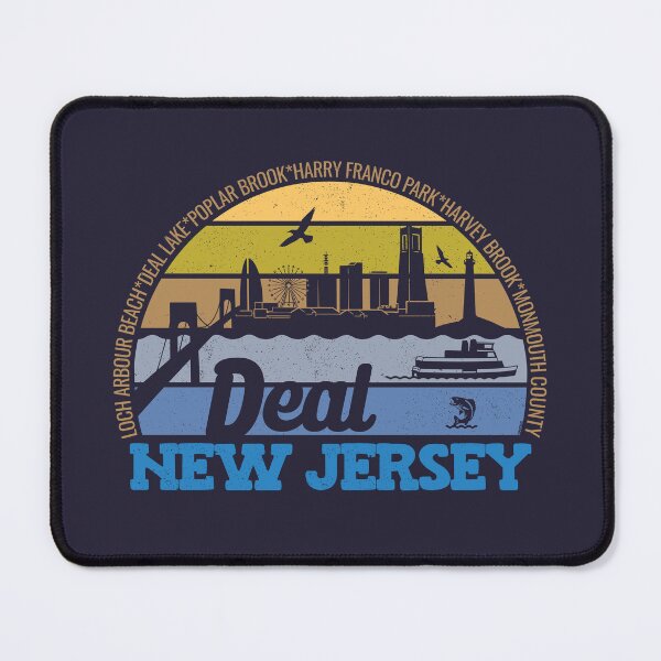 Item preview, Deal New Jersey Sunset Retro Vintage Local Pride Logo designed and sold by CRHPOD20.
