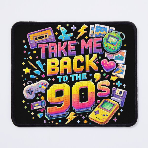 Item preview, Take Me Back to the 90's – Ultimate Retro Throwback Vibes designed and sold by GlobalBoom.