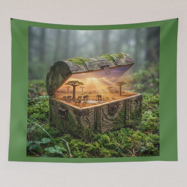 Item preview, Treasure Chest with Savannah designed and sold by Tridentulus.