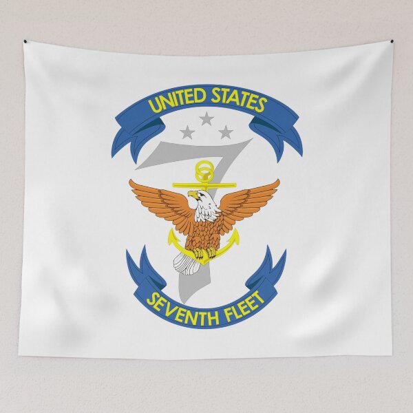 Item preview, United States Seventh Fleet Military Insignia with Eagle and Anchor designed and sold by CharlieDesings.