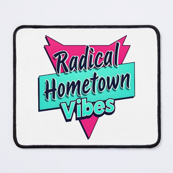 Item preview, Radical Hometown Vibes Shirt – Retro 80s Local Pride Neon Design designed and sold by Vajid Designs .