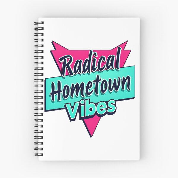 Item preview, Radical Hometown Vibes Shirt – Retro 80s Local Pride Neon Design designed and sold by Vajid Designs .