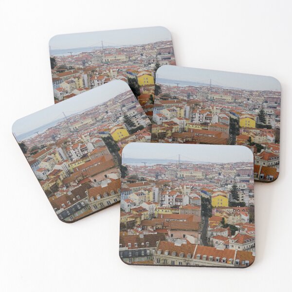 Item preview, The rooftops of Lisbon Portugal designed and sold by nikawanders.