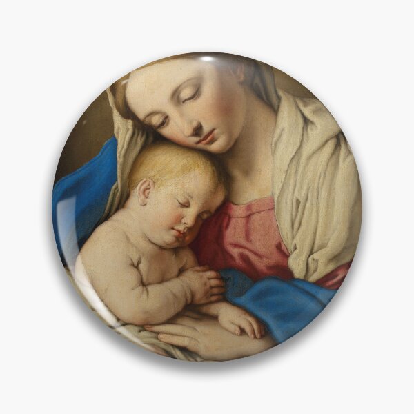 Item preview, Madonna and Child - Sassoferrato designed and sold by ArmorOfGodStore.