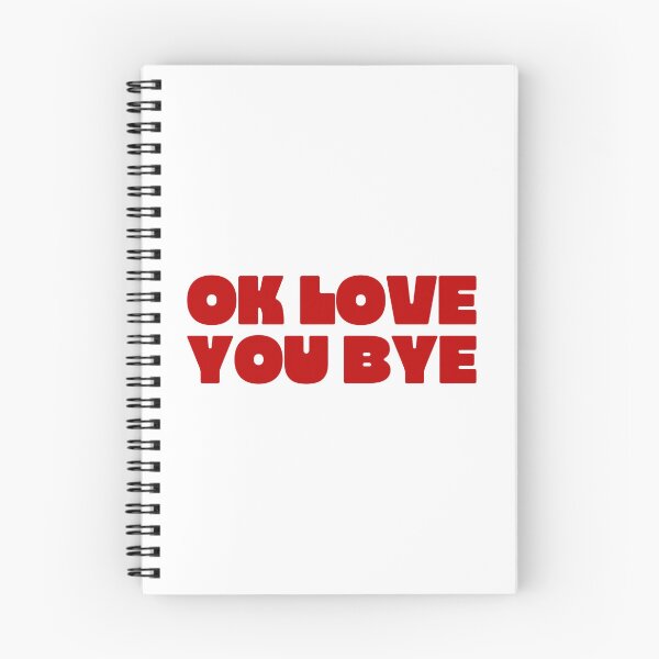 Item preview, Ok Love You Bye Bold Red designed and sold by Aesthetic Crew.