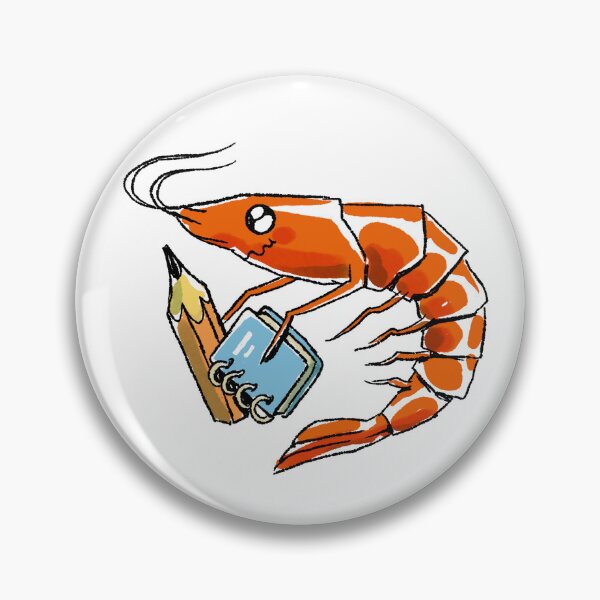 Item preview, Shrimp Writer designed and sold by TinyQueenArt.