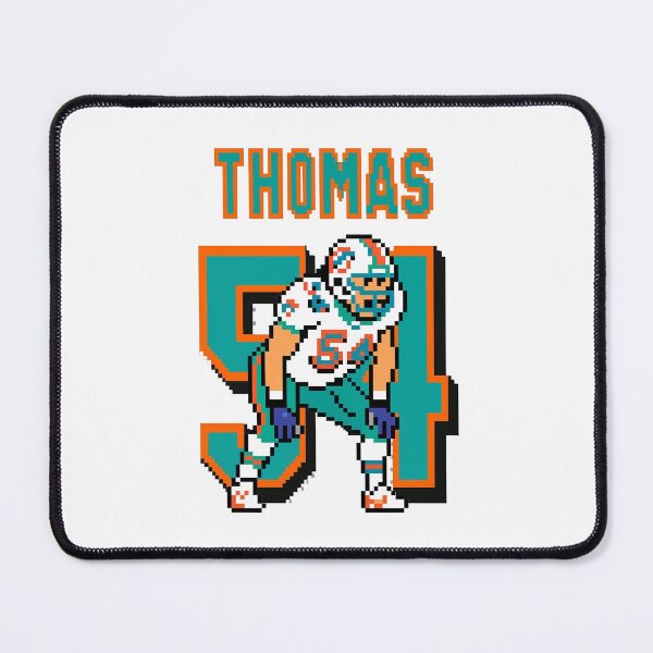 Item preview, Zach Thomas 8-Bit Pixel Art – Dolphins Defensive General designed and sold by TheArtOfCar.
