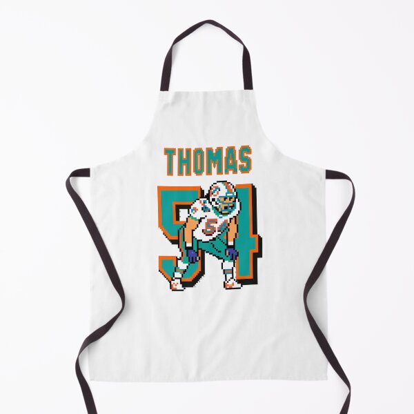 Item preview, Zach Thomas 8-Bit Pixel Art – Dolphins Defensive General designed and sold by TheArtOfCar.