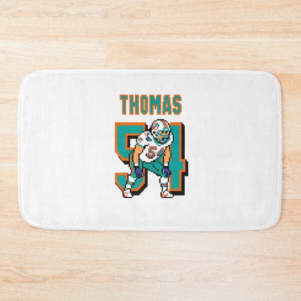 Item preview, Zach Thomas 8-Bit Pixel Art – Dolphins Defensive General designed and sold by TheArtOfCar.