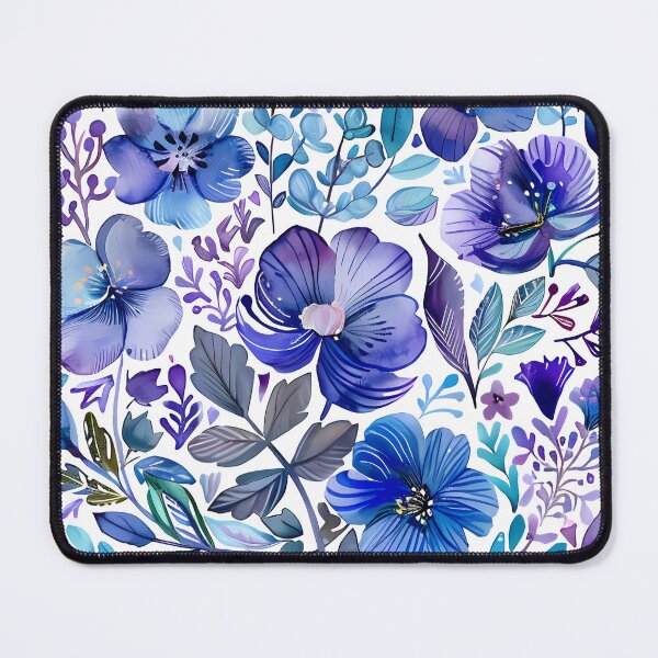 Item preview, Blue Lavender Floral Heart Saint Valentine's Day - Dreamy Botanical Love Art Print designed and sold by DesignArtist.ia.