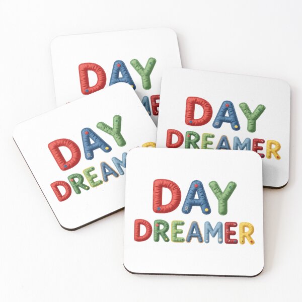 Item preview, DAY DREAMER - IN COLORFUL FAUX LETTERING designed and sold by AlexOBrienArt.