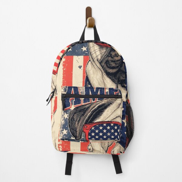 Item preview, Pug americano patriótico designed and sold by AG Clothing Shop.