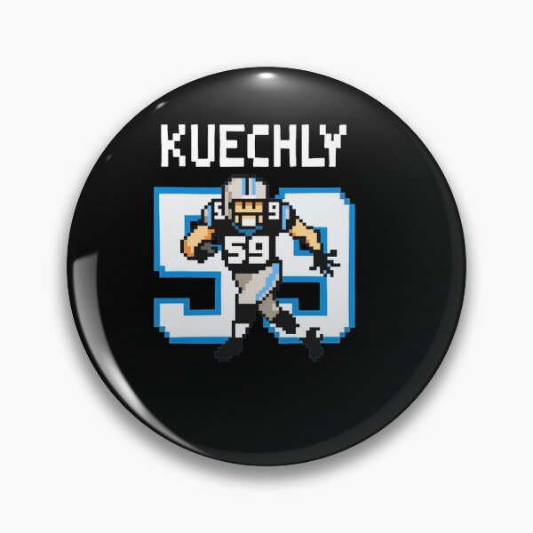 Item preview, Luke Kuechly 8-Bit Pixel Art – Carolina Defensive Leader designed and sold by TheArtOfCar.