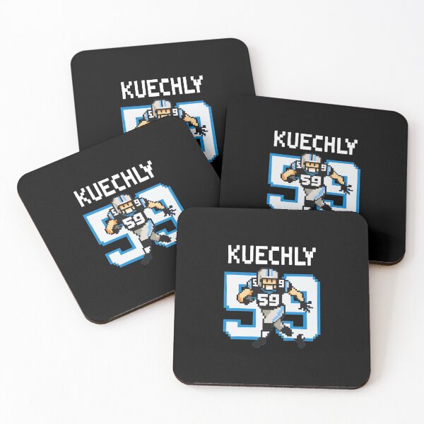 Item preview, Luke Kuechly 8-Bit Pixel Art – Carolina Defensive Leader designed and sold by TheArtOfCar.