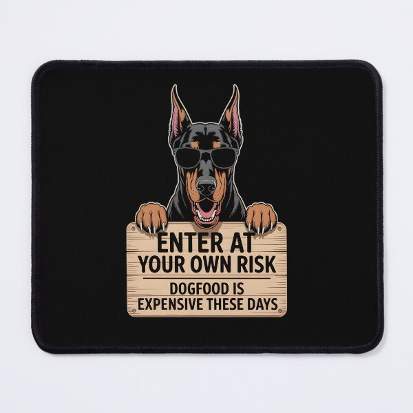 Item preview, Doberman expensive dogfood... Cartoon designed and sold by Museum Of Non-Existing Art.