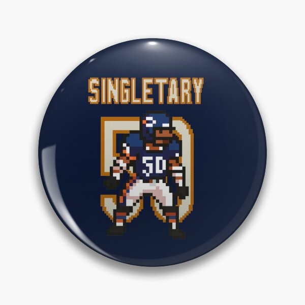 Item preview, Mike Singletary 8-Bit Pixel Art – Chicago Defensive Icon designed and sold by TheArtOfCar.