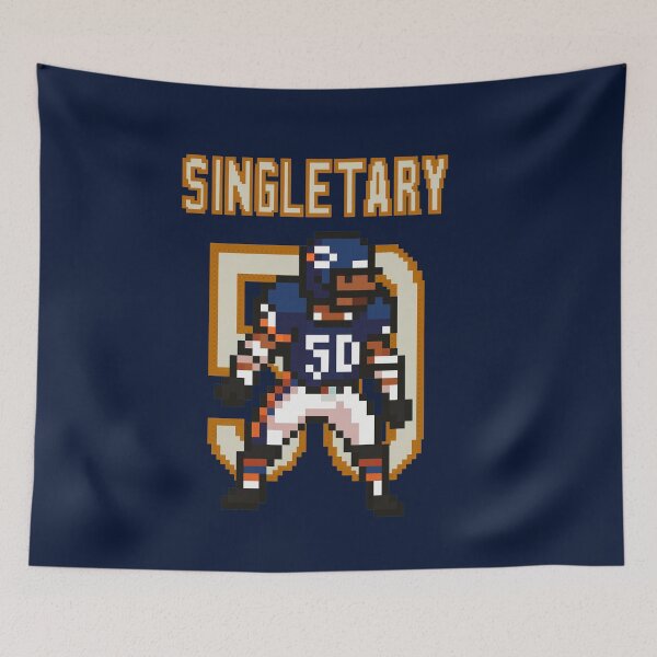 Item preview, Mike Singletary 8-Bit Pixel Art – Chicago Defensive Icon designed and sold by TheArtOfCar.
