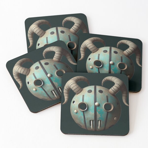 Item preview, Verdigris Tribal Mask I designed and sold by Karaboshka.