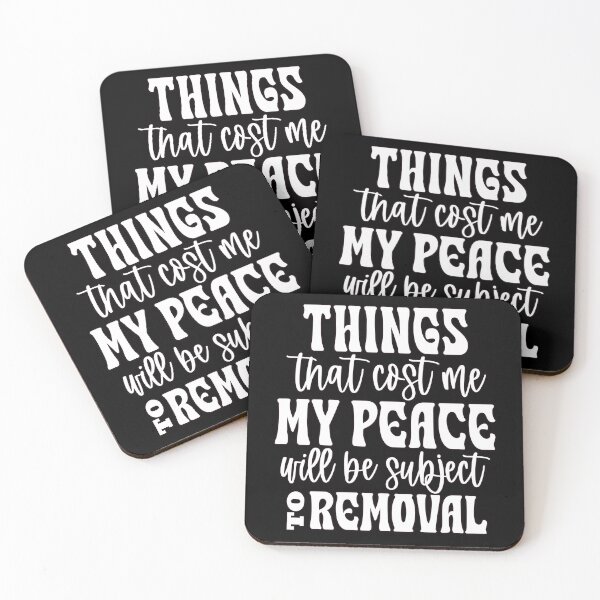 Item preview, Sarcastic Humor Things That Cost Me My Peace Will Be Subject designed and sold by fantasticdesign.