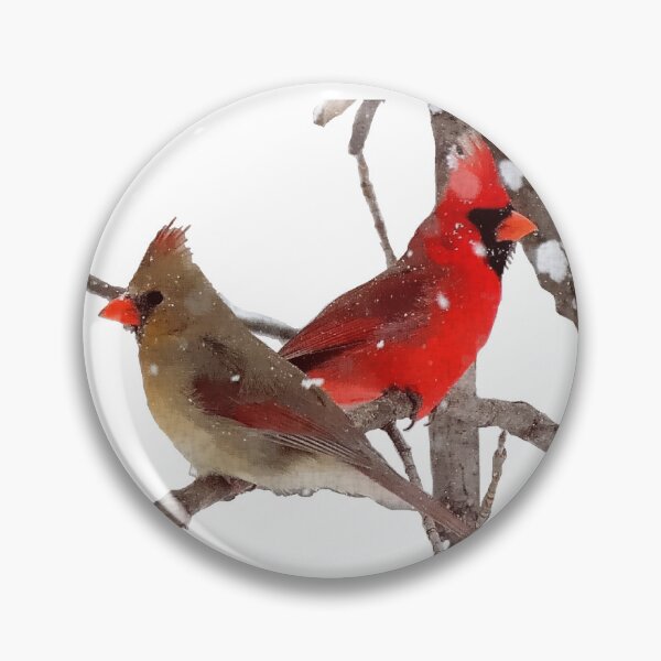 Item preview, Cardinal Bird Painting – Meaningful Spring Nature Art designed and sold by GL Digital Artwork .