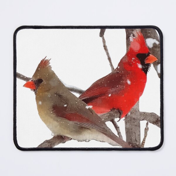 Item preview, Cardinal Bird Painting – Meaningful Spring Nature Art designed and sold by GL Digital Artwork .