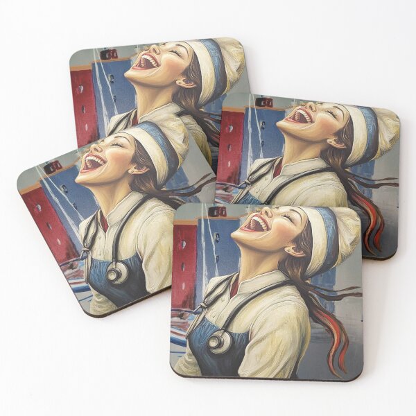 Item preview, The laughting Nautical Nurse designed and sold by alexgeiart.