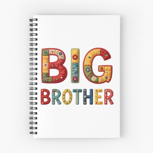 Item preview, BIG BROTHER - IN COLORFUL FAUX LETTERING designed and sold by AlexOBrienArt.