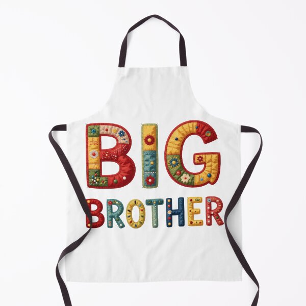 Item preview, BIG BROTHER - IN COLORFUL FAUX LETTERING designed and sold by AlexOBrienArt.