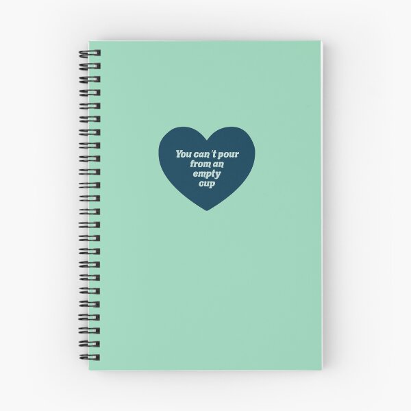 Item preview, YOU CAN'T POUR FROM AN EMPTY CUP | BLUE AND GREEN HEART designed and sold by thehappyintrovert .