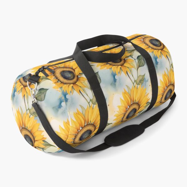 Item preview, Watercolor Sunflower Floral Seamless Pattern – Summer Botanical Design designed and sold by sana designer.