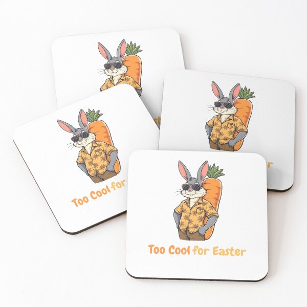 Item preview, Too Cool For Easter - Funny Bunny Sunglasses Carrot designed and sold by TobiasLogic.