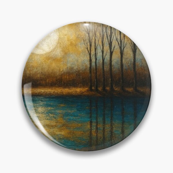 Item preview, Serene Moonlight Over Calm Water Landscape designed and sold by Joey Santiago.