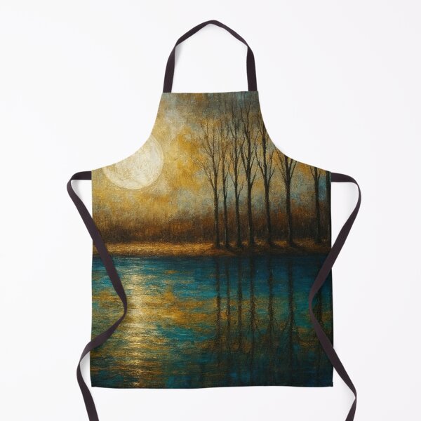 Item preview, Serene Moonlight Over Calm Water Landscape designed and sold by Joey Santiago.
