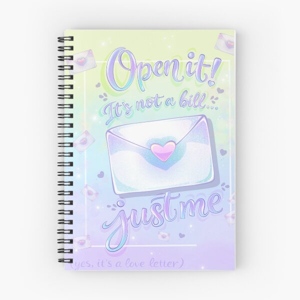 Item preview, Cute Valentine Envelope – Not a Bill Just Me Shooting My Shot designed and sold by PandiaArts.