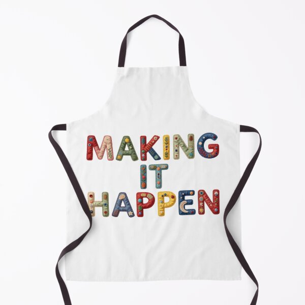 Item preview, MAKING IT HAPPEN - IN COLORFUL FAUX LETTERING designed and sold by AlexOBrienArt.
