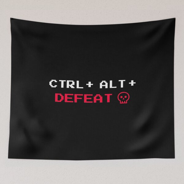Item preview, Ctrl Alt Defeat Gaming Humor Glitch Aesthetic Gamer Gift designed and sold by vividlukas.