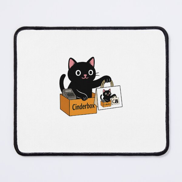 Item preview, Cinderbox Logo – Cinder the Cat with Bag designed and sold by Cinderbox-Store.