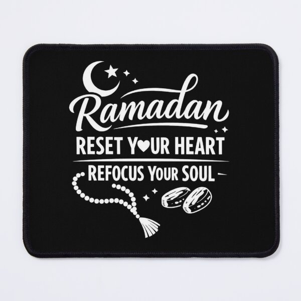Item preview, Ramadan Reset Your Heart Refocus Your Soul – Islamic Spiritual Quote designed and sold by bilal sibgui.