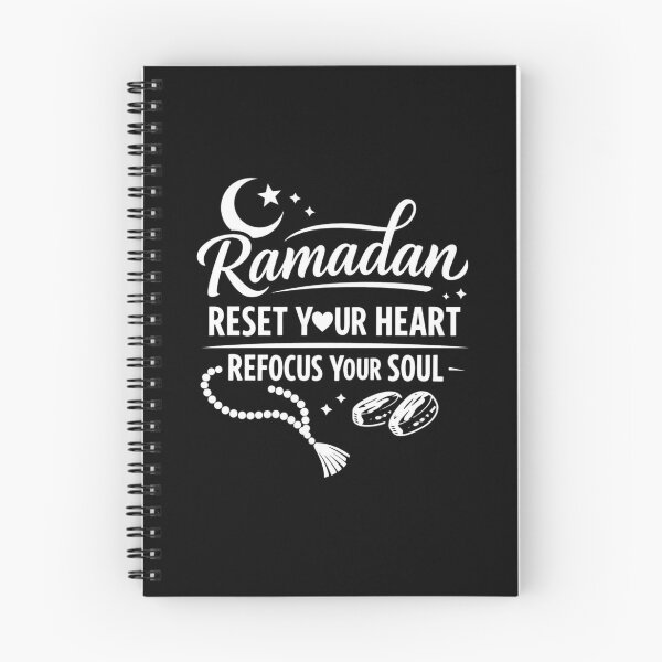 Item preview, Ramadan Reset Your Heart Refocus Your Soul – Islamic Spiritual Quote designed and sold by bilal sibgui.