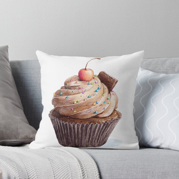Item preview, Chocolate cupcake with a cherry on top designed and sold by MendaciousMina.