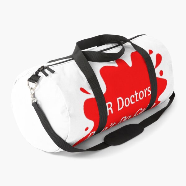 Aperçu de l'œuvre Les médecins des urgences ne font pas preuve de calme. Citation drôle de médecin créée et vendue par Red BloB.