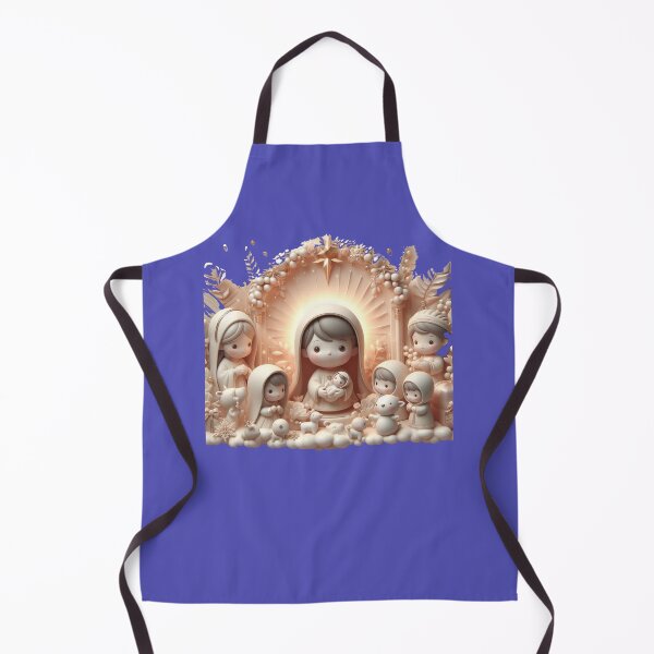 Item preview, Jesus, Savior of His People – Cute 3D Nativity Grace Label designed and sold by PaintMeWorld.