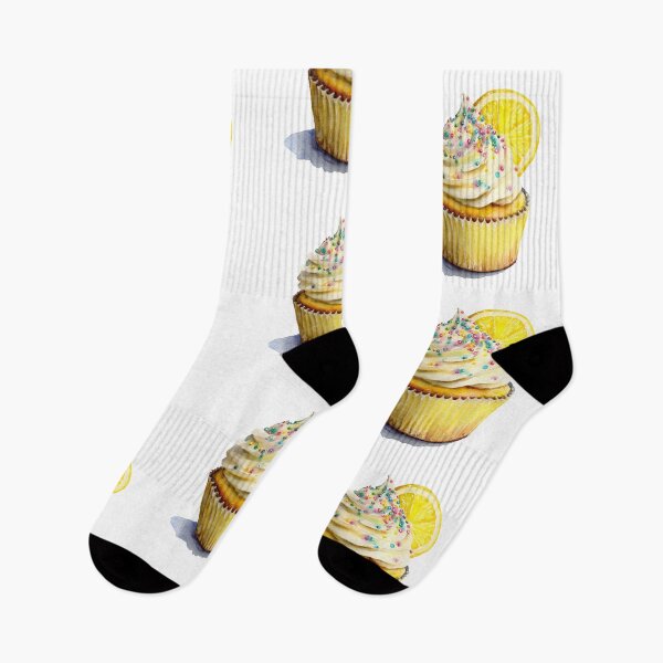 Item preview, Lemon cupcake with sprinkles designed and sold by MendaciousMina.