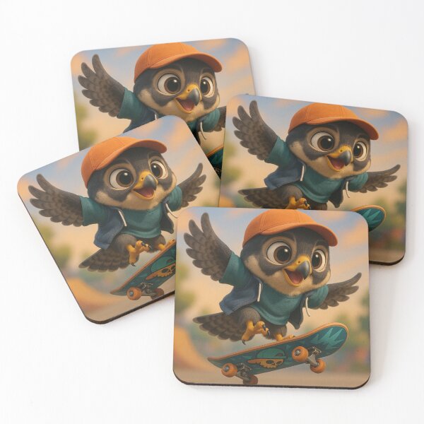 Item preview, Skater Peregrine Falcon designed and sold by Sillytoe.