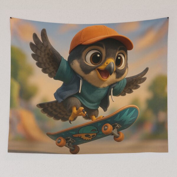 Item preview, Skater Peregrine Falcon designed and sold by Sillytoe.