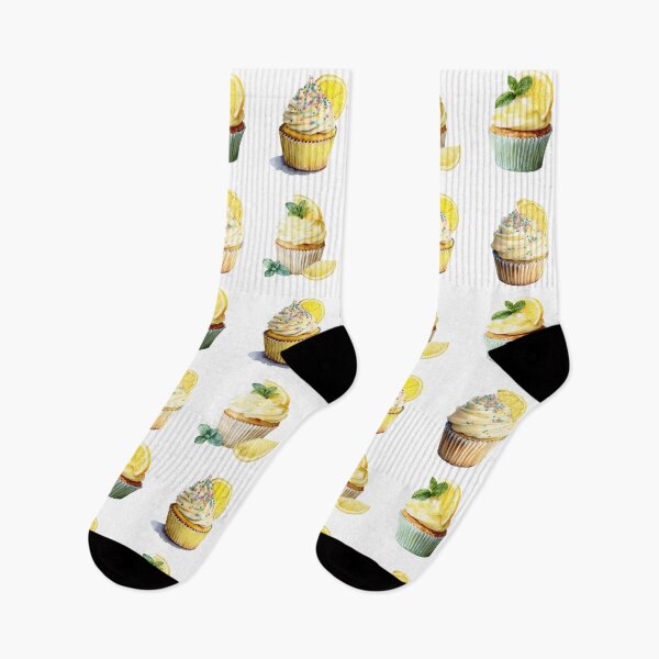Item preview, Mini Lemon cupcakes with sprinkles sticker pack designed and sold by MendaciousMina.