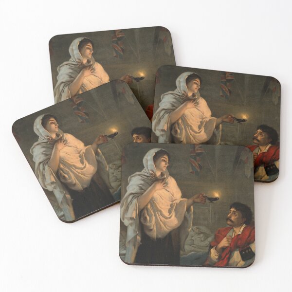 Item preview, Florence Nightingale, The Lady with the Lamp - Henrietta Rae designed and sold by forgottenbeauty.